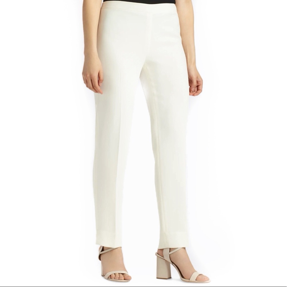NWT Lafayette 148 New York "Bleecker" Woven Pants